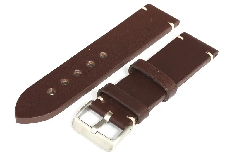 24mm quality genuine leather watch strap 24 mm.