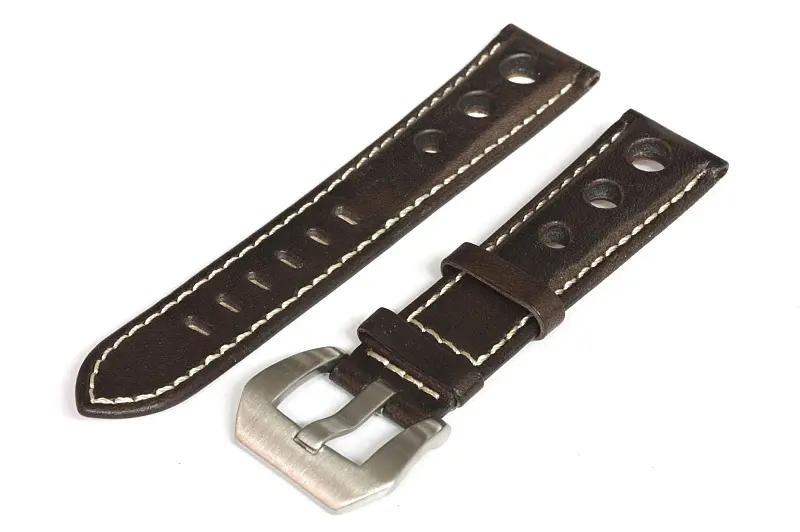 20mm quality genuine leather watch strap - 143645