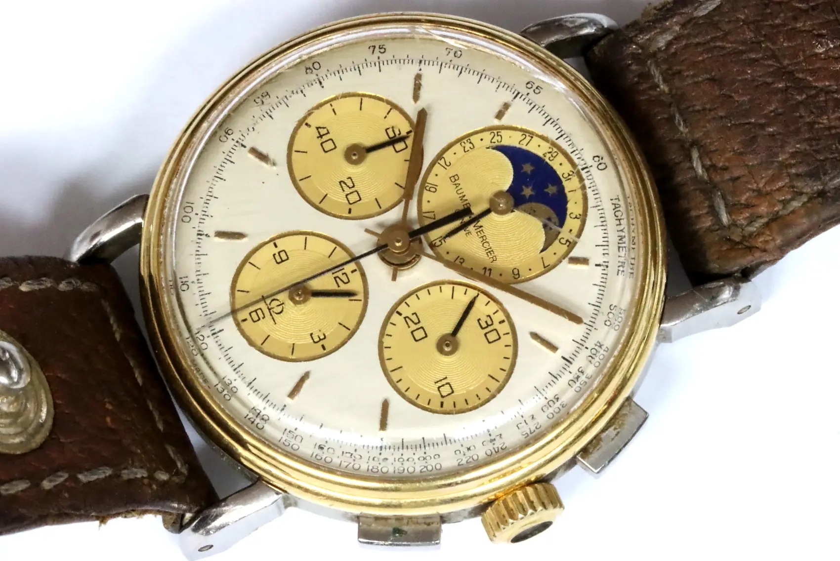 Baume & Mercier 1830 moonphase handwind chronograph