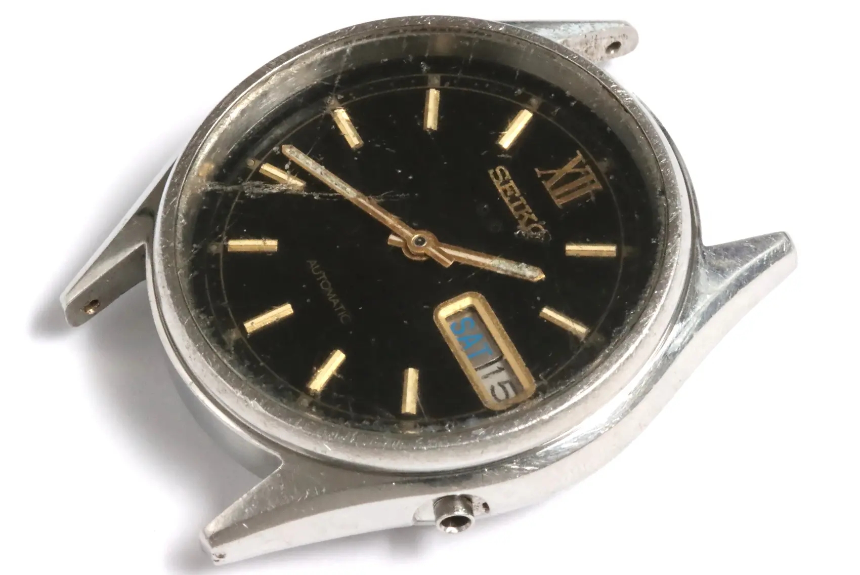 Seiko 7009 mens watch in poor condition