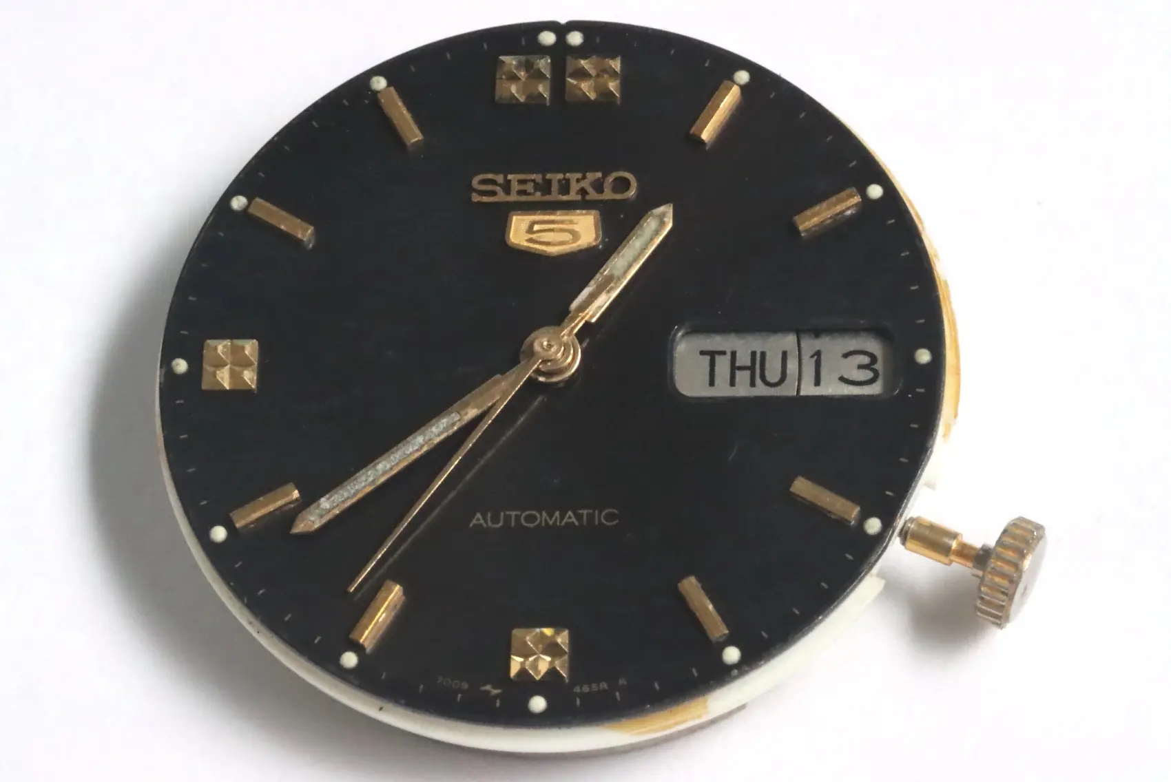 Seiko 7009A automatic movement for spares restore