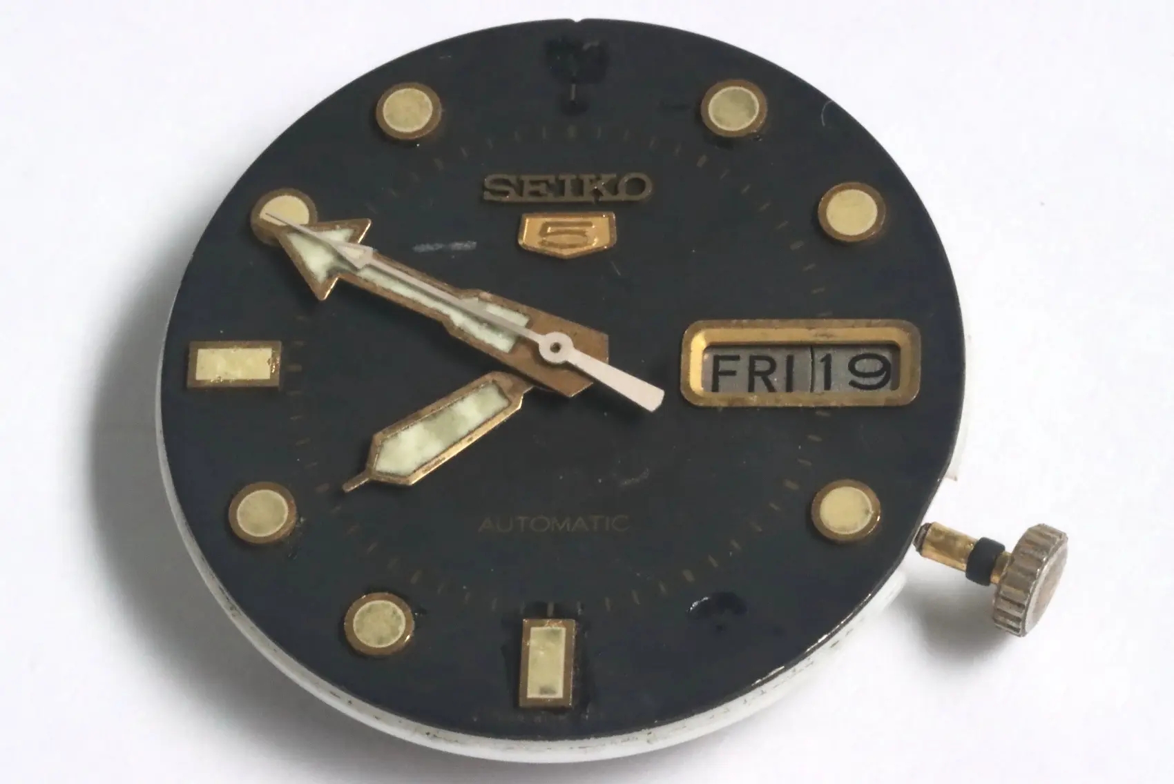 Seiko 7009A automatic movement for spares restore