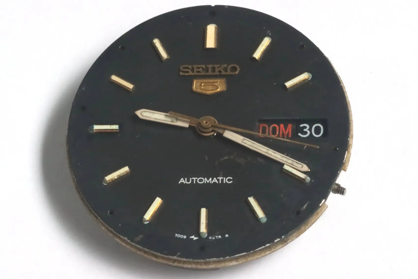 Seiko 7009A automatic movement for spares restore