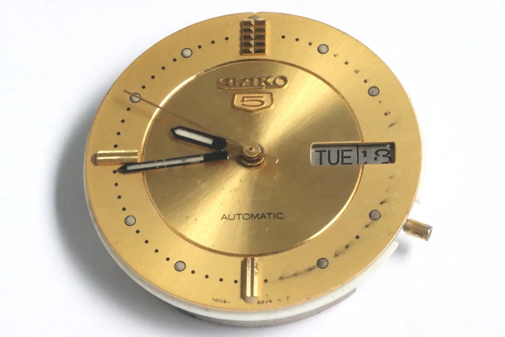Seiko 7009A automatic movement for spares restore