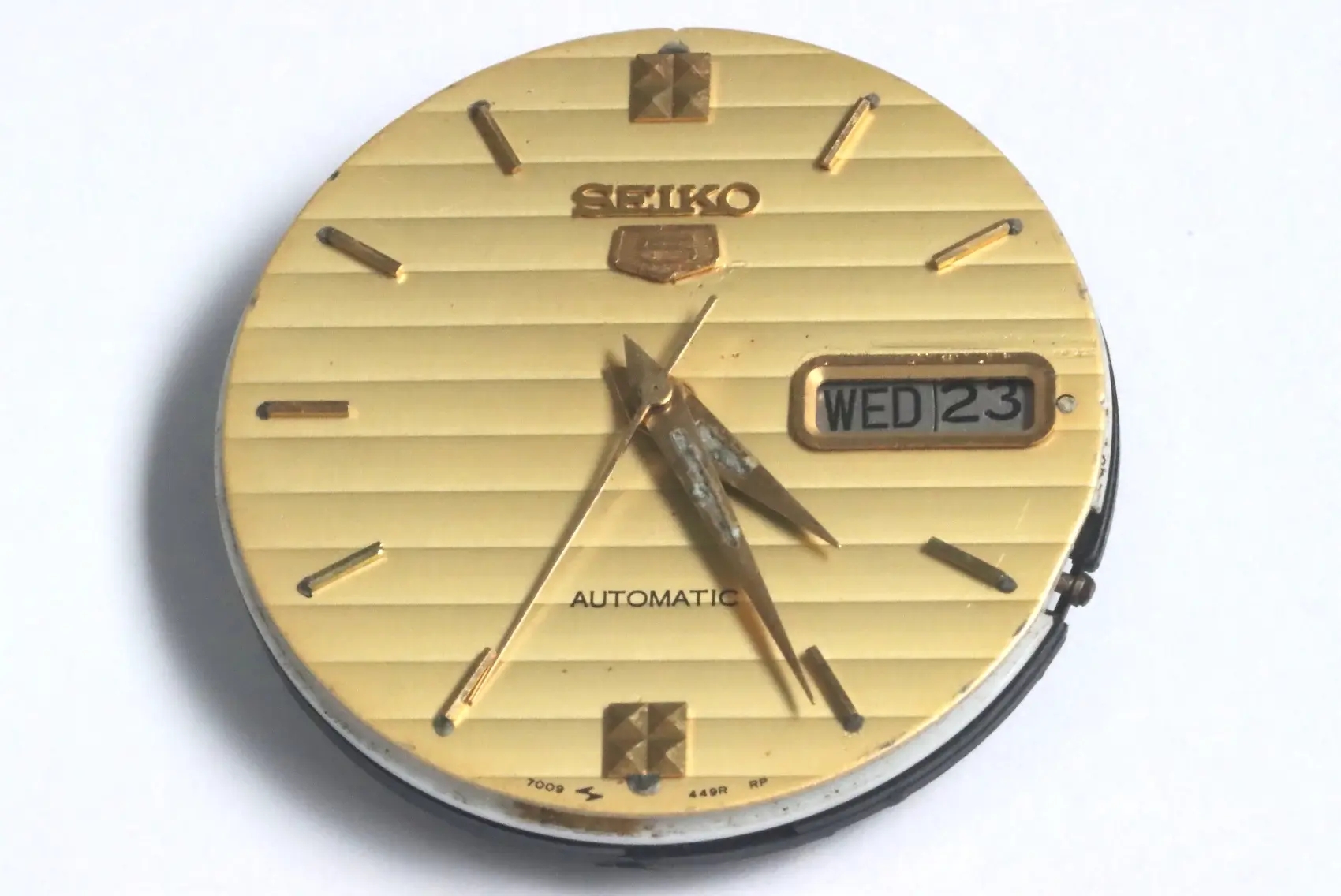 Seiko 7009A automatic movement for spares restore