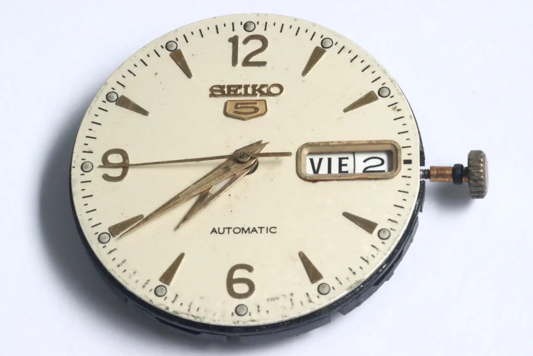 Seiko 7S26A automatic movement for spares restore