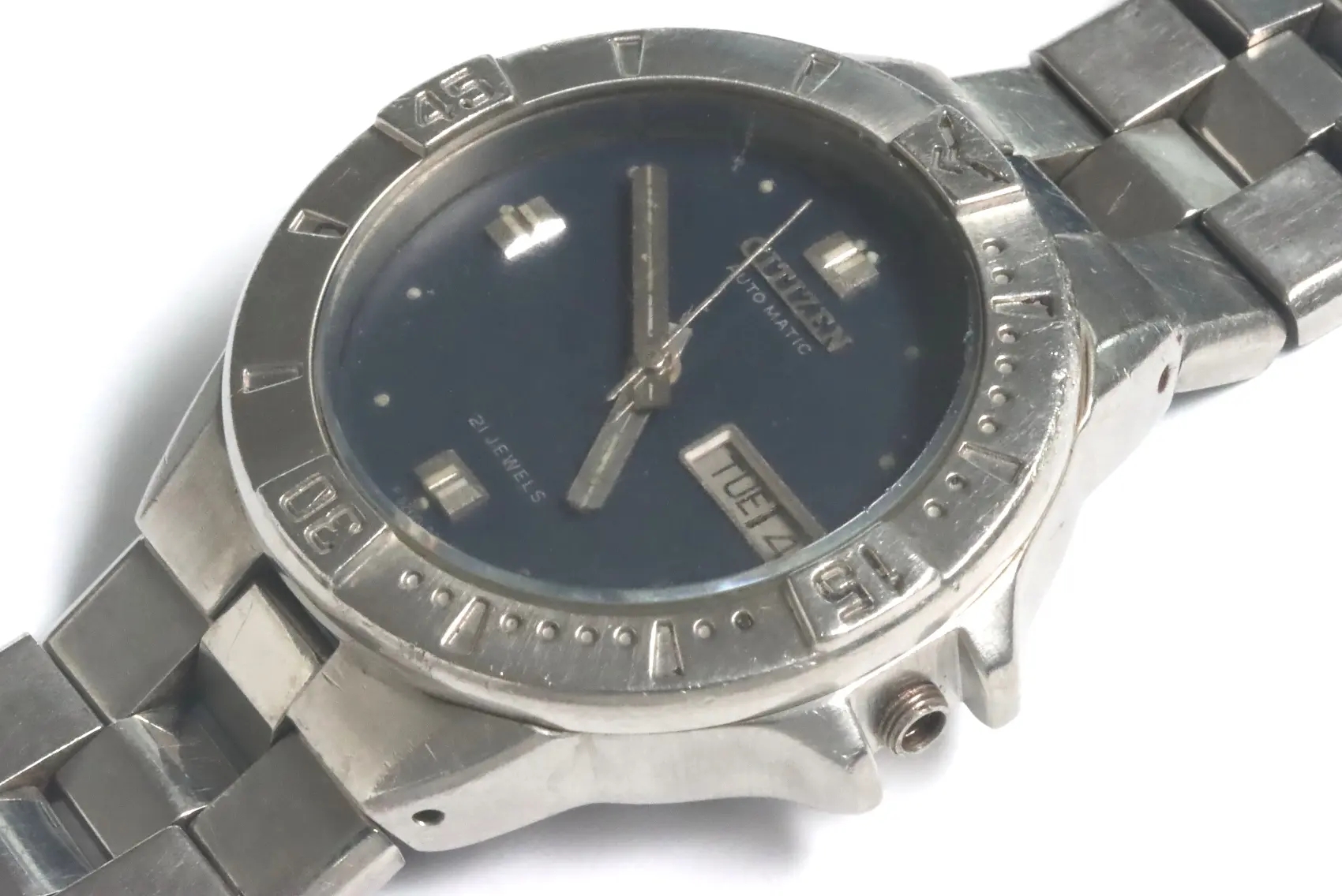 Citizen incomplete blue eagle 8200 men's watch