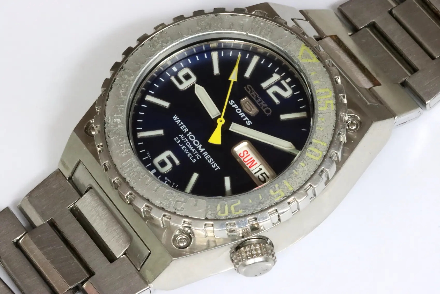 Seiko 7S36-02E0 automatic men's sports watch