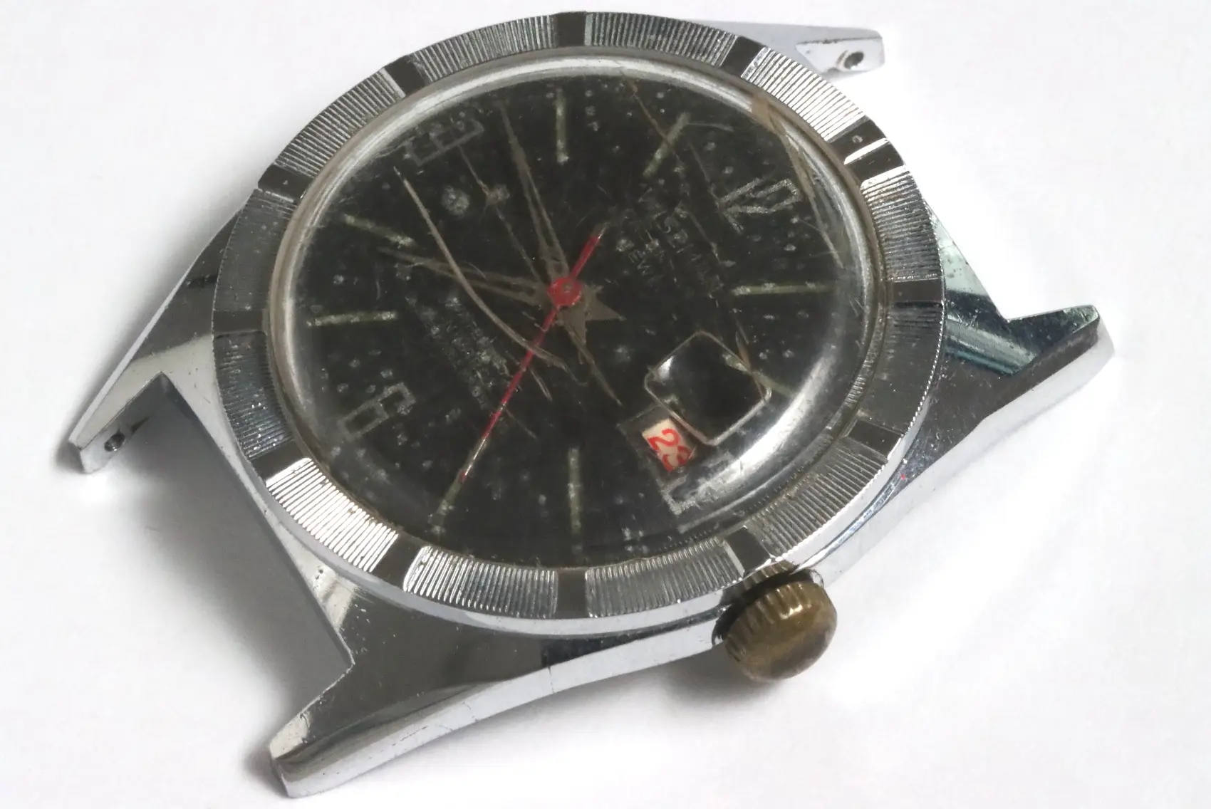 Wiseman small defective handwind watch in poor condition