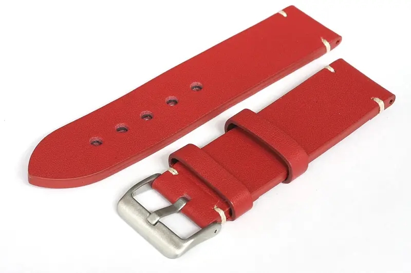 24mm  quality genuine leather watch strap - 143643