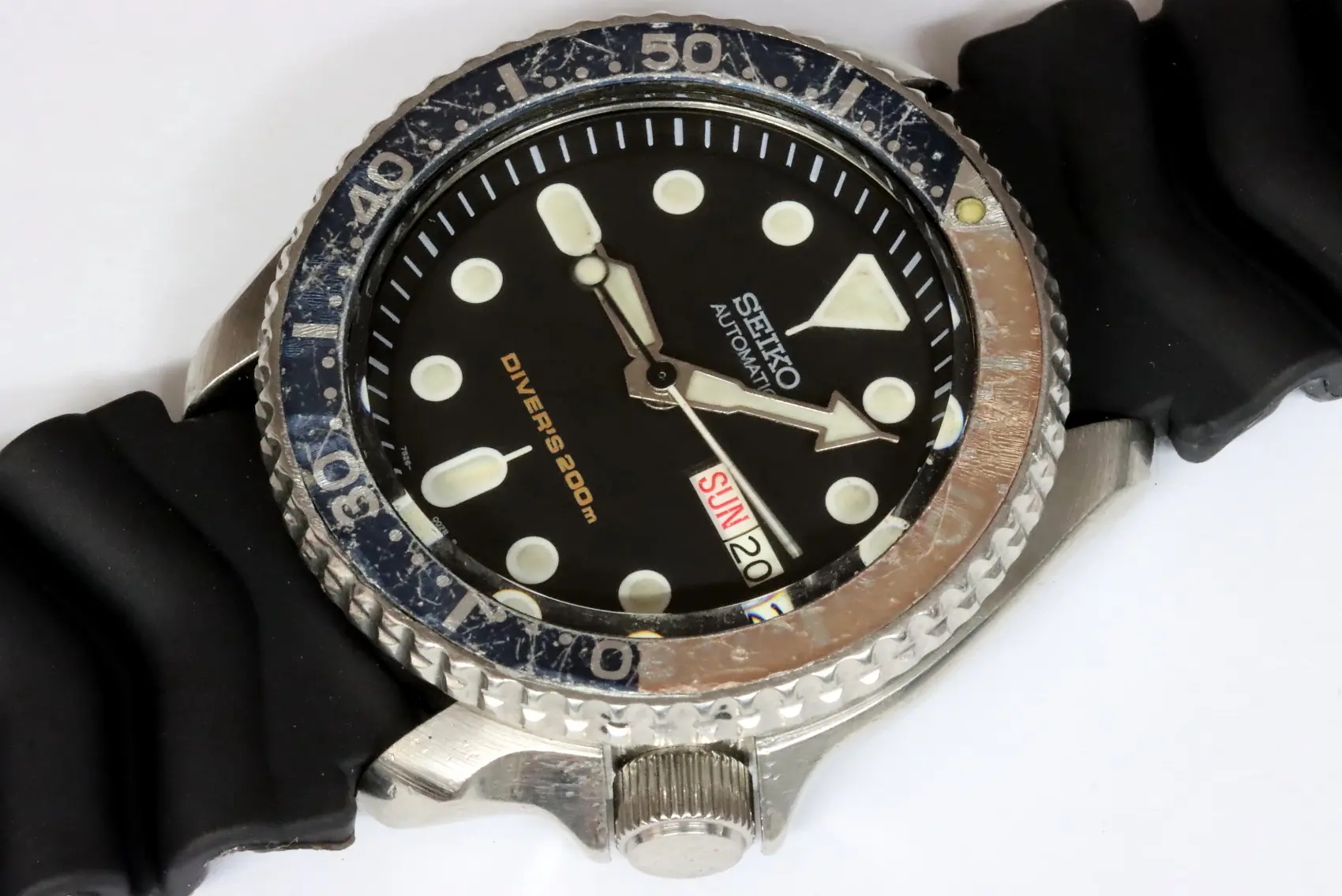 Seiko 7S26-0020 SKX007 automatic men's diver's watch | Speedtimerkollektion