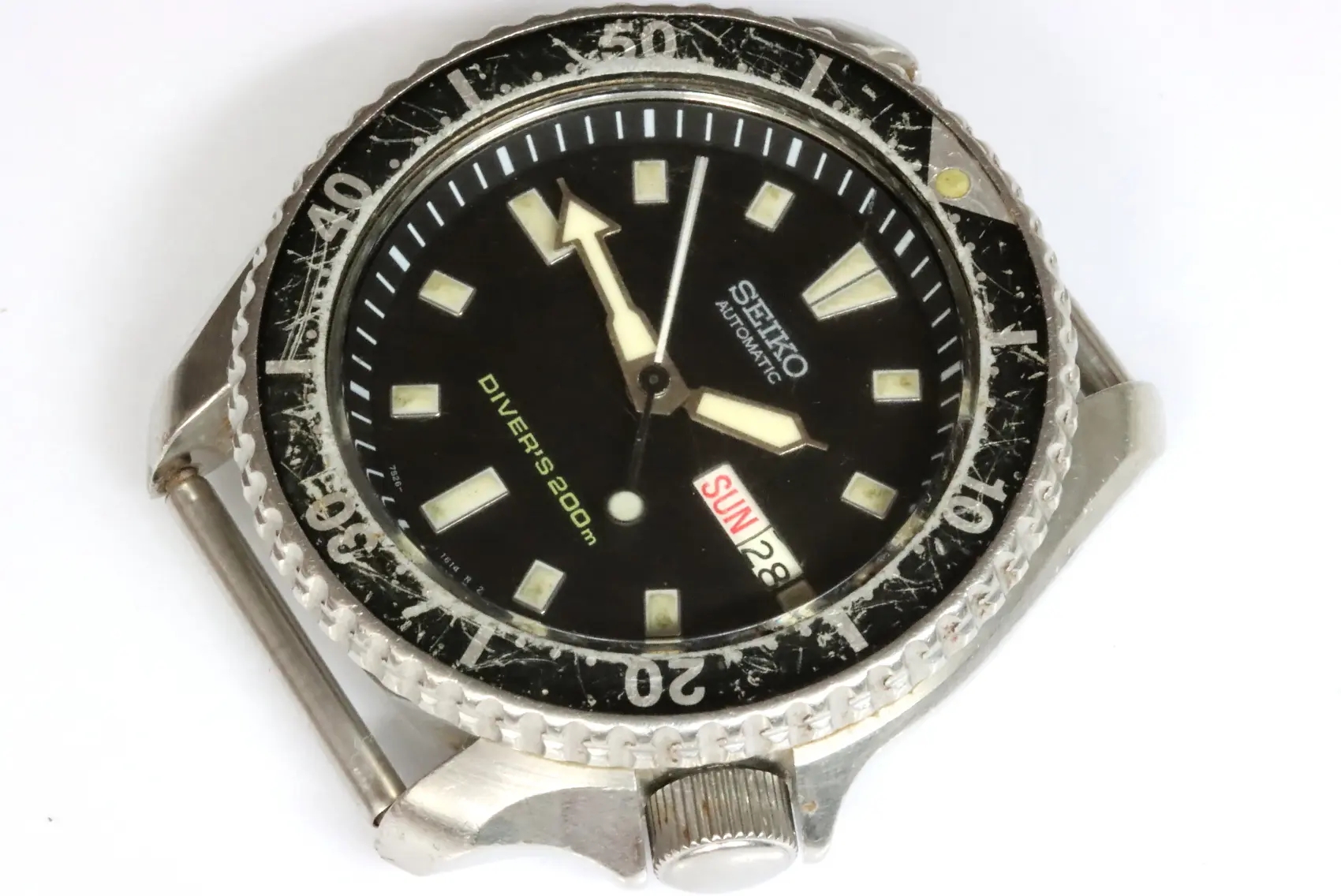 Seiko 7S26-0020 SKX399K diver's watch found as is and untested