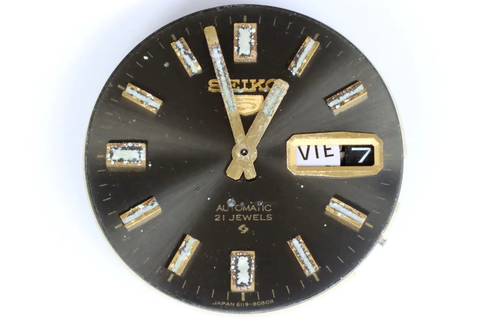Seiko 6119C movement found as is and untested