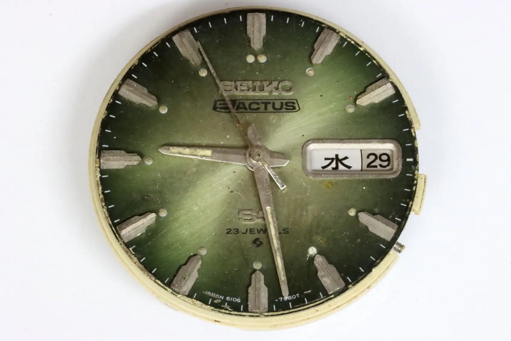 Seiko Actus SS 6106C movement found as is and untested