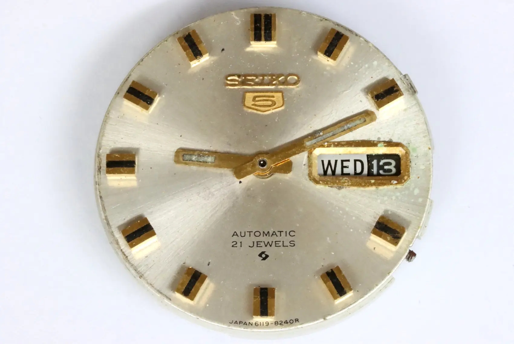 Seiko 6119C movement found as is and untested