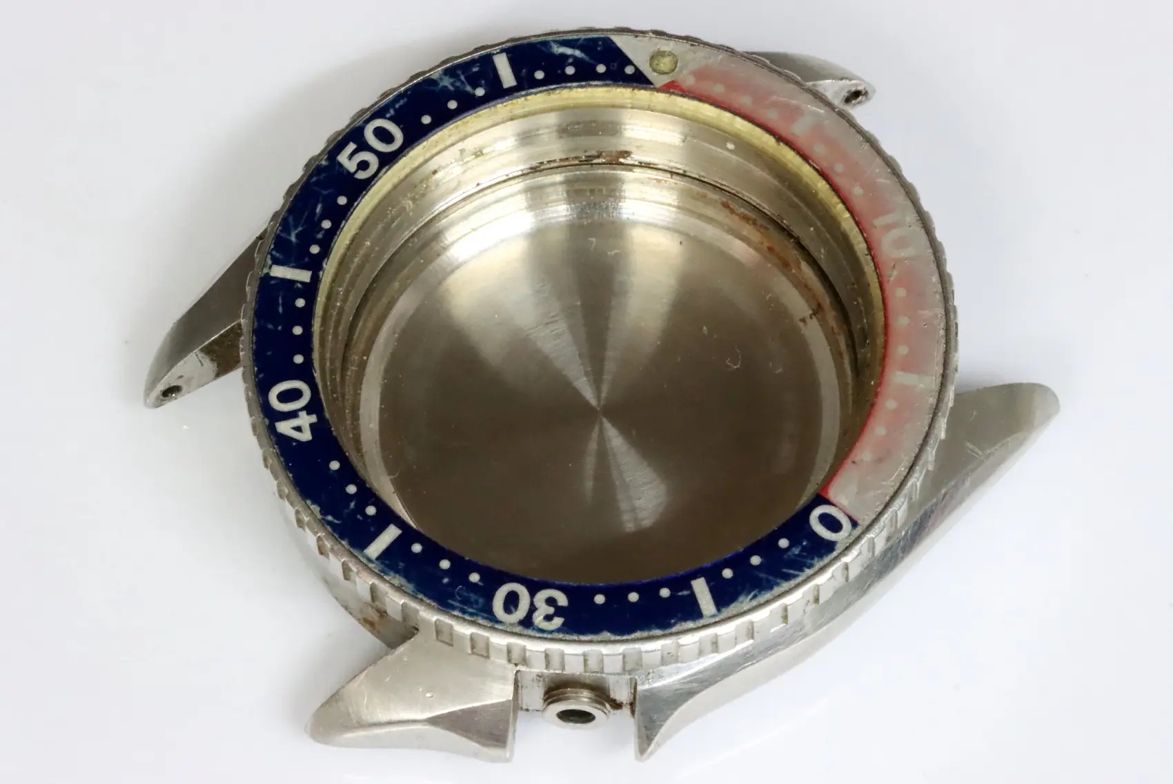 Titus 40--8032-88 men's Swiss  diver's case for spares restore