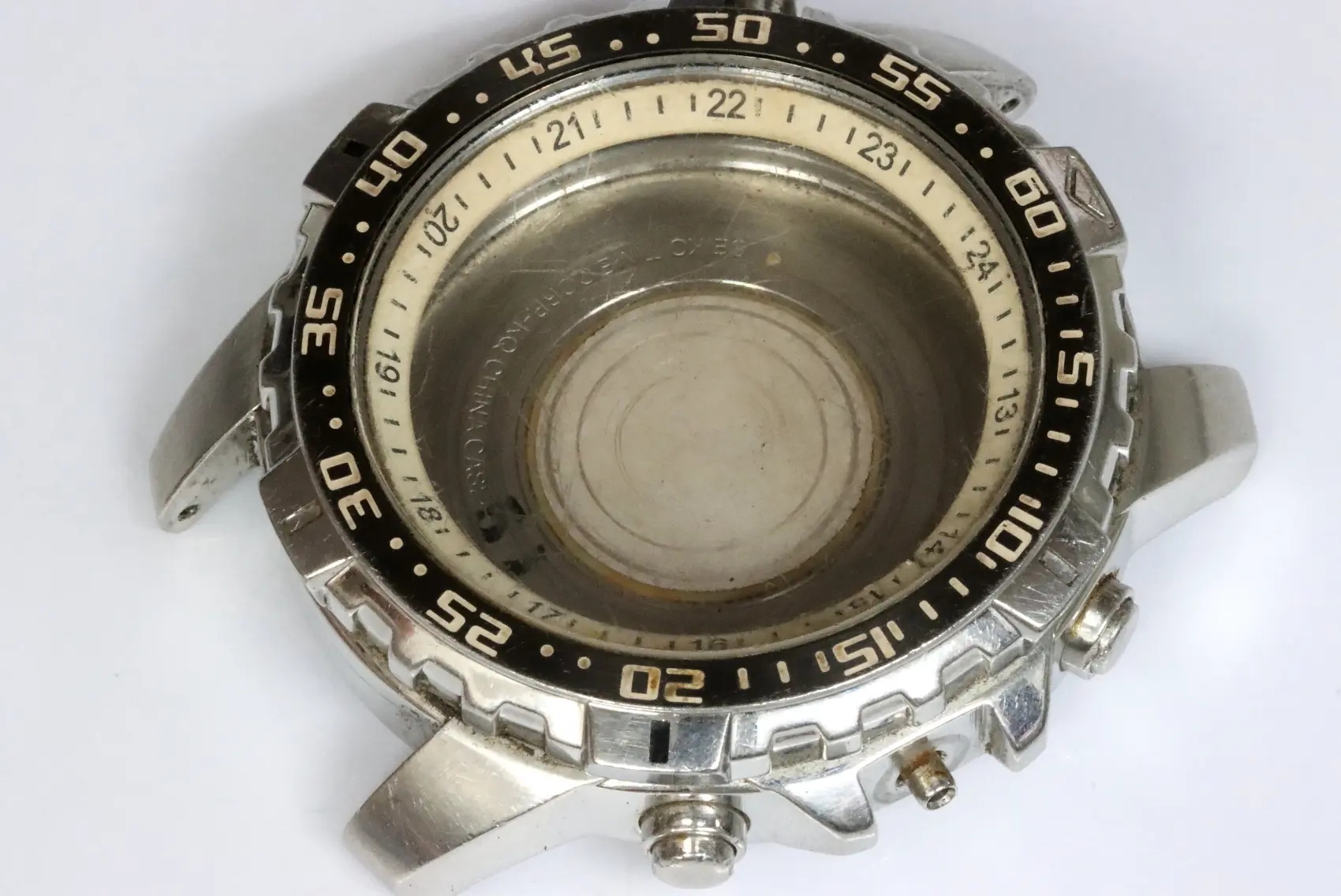 Seiko V172-0AT0 solar chronograph case for spares restore