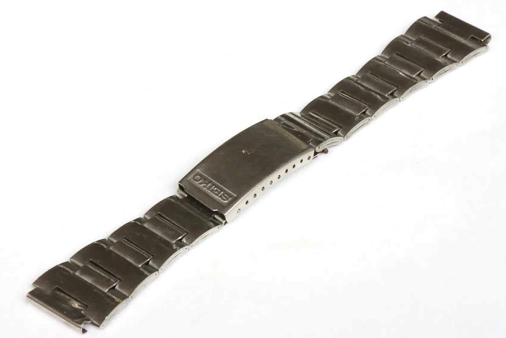Vintage men's bracelet 17.5mm with Seiko clip