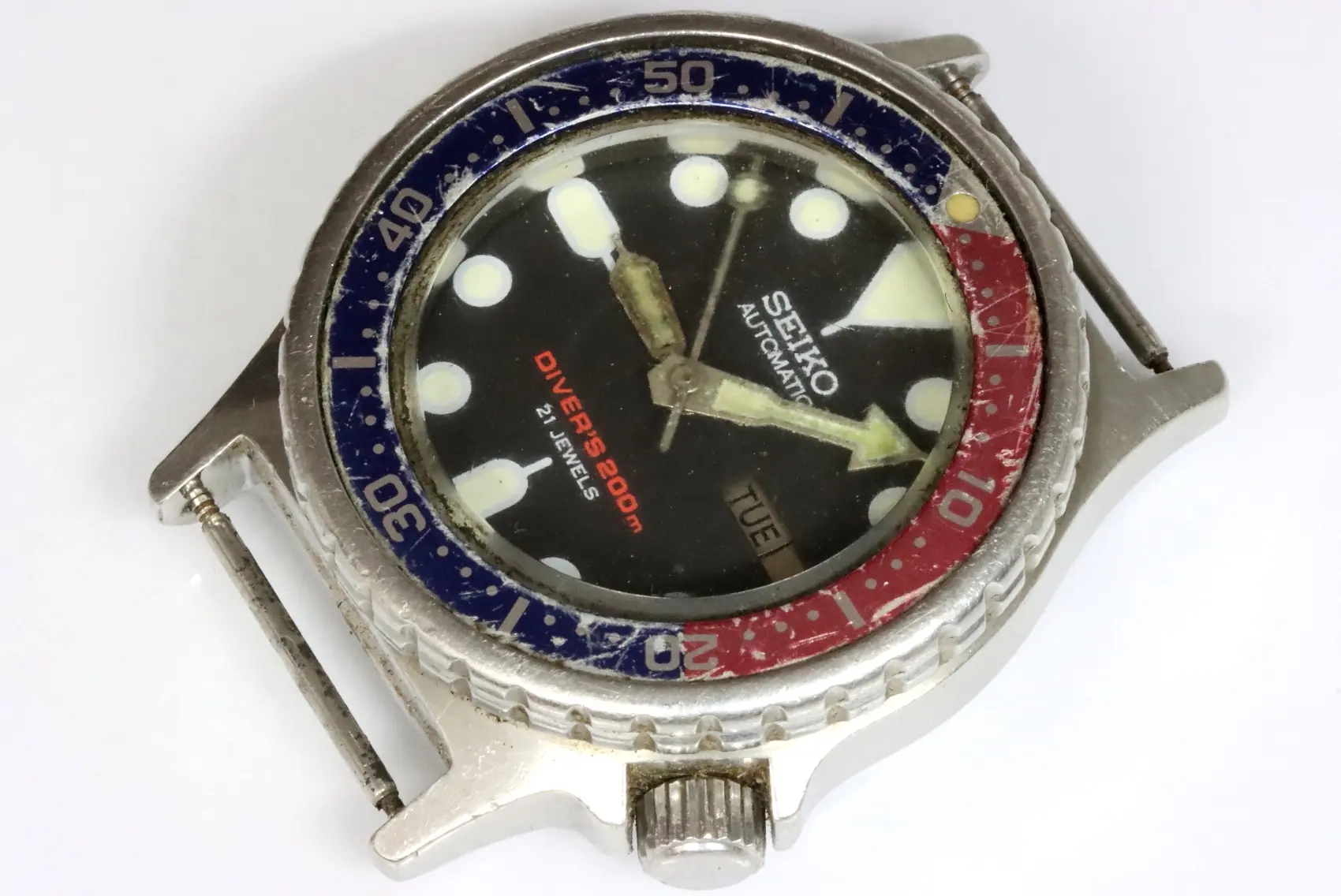 Orient 469DC6-60 diver's watch found as is and with wrong dial