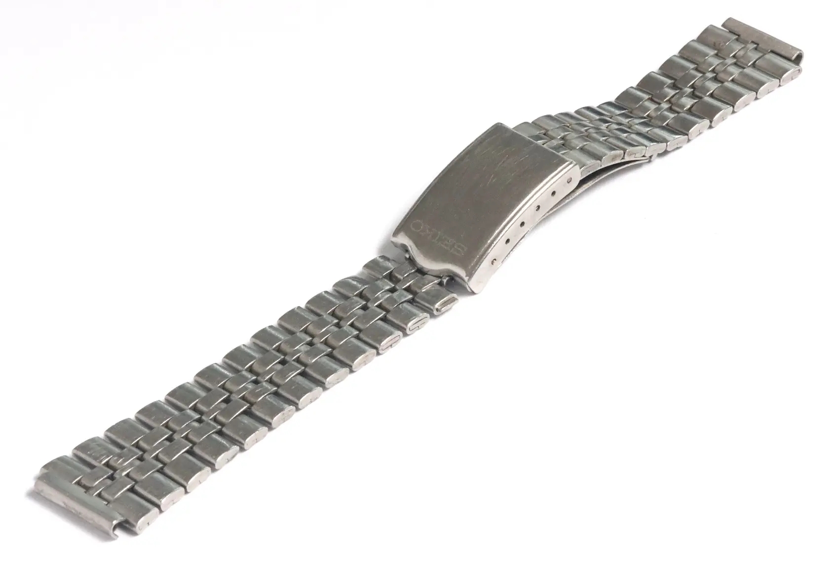 Seiko short and worn G1167 (16mm) watch bracelet for spares restore