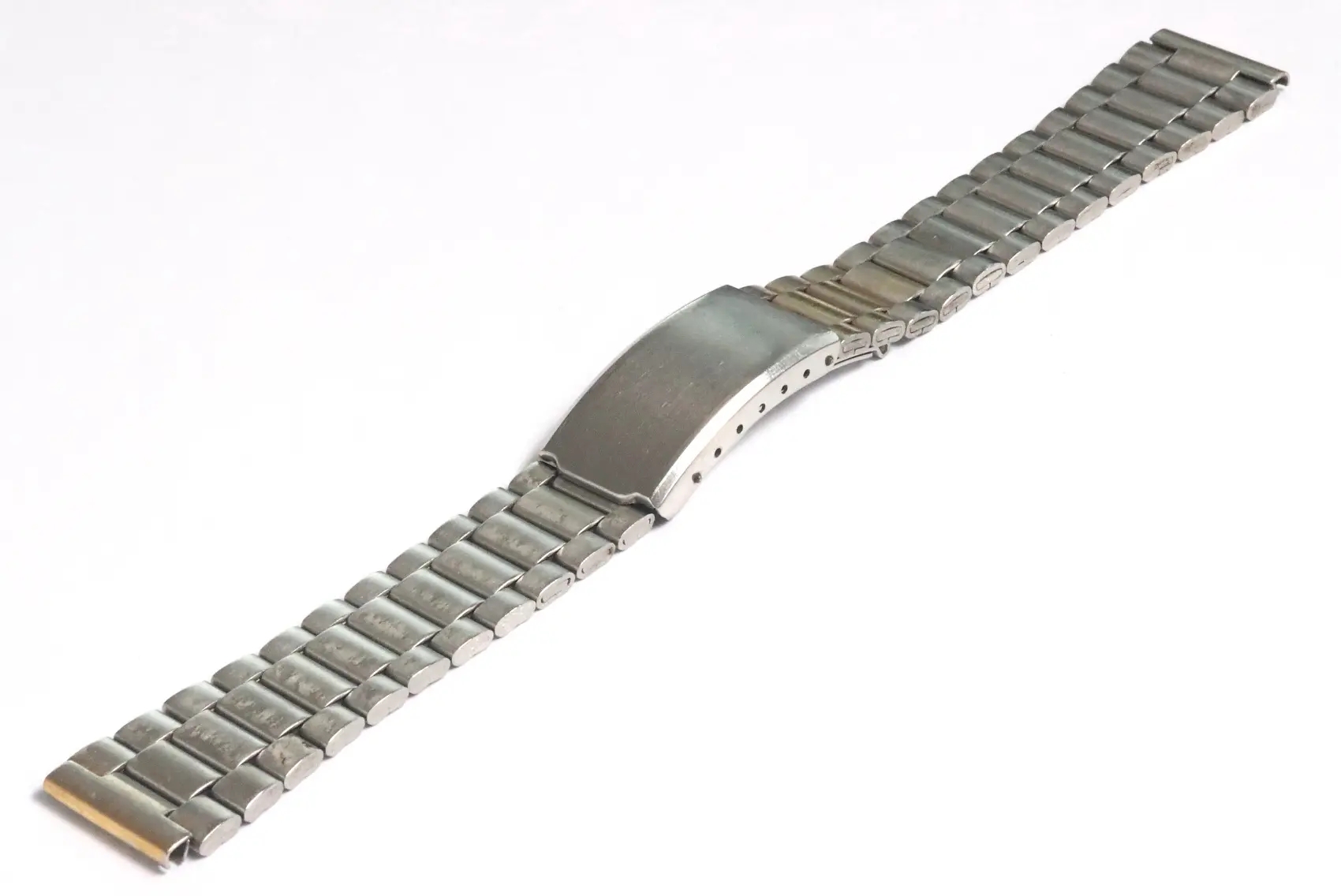 Stainless steel used 18mm men's watch bracelet for spares restore