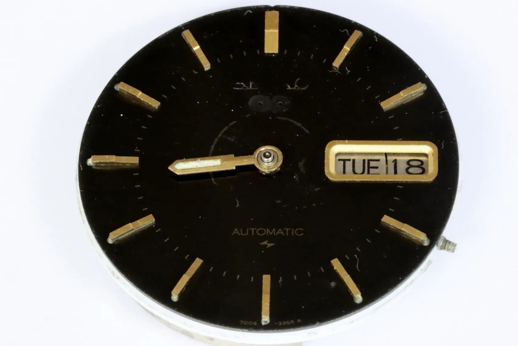 Seiko 7009A defective movement for spares restore