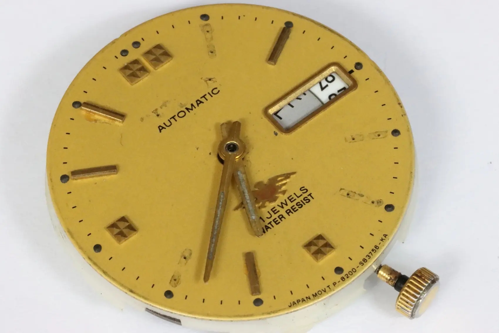 Citizen 8200A defective movement for spares restore