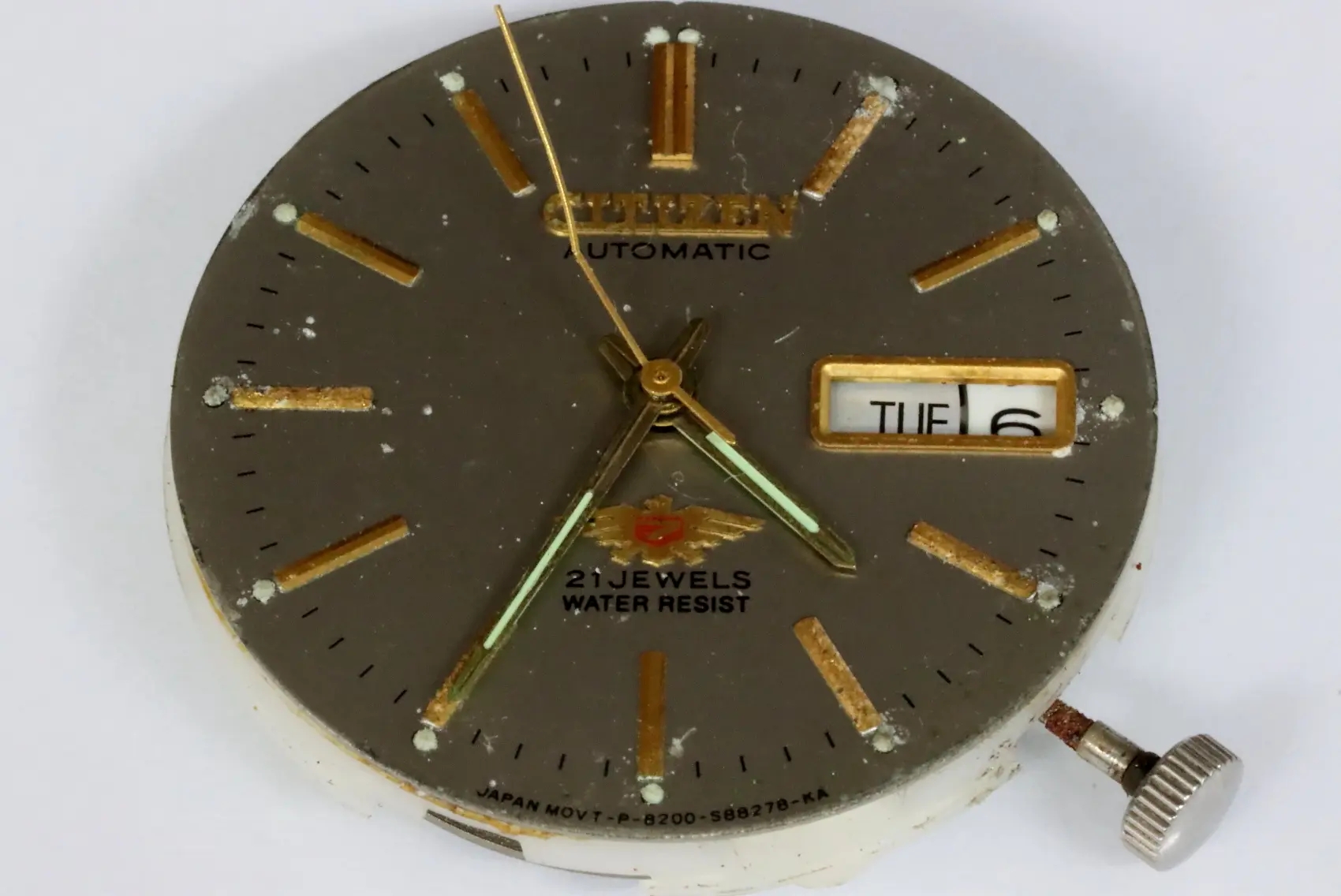 Citizen 8200 defective movement for spares restore