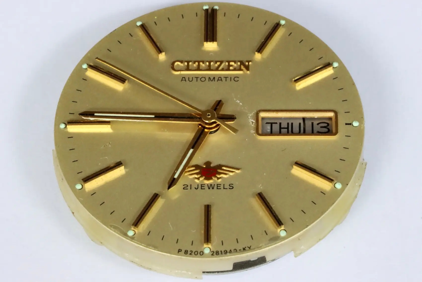 Citizen 8200A defective movement for spares restore