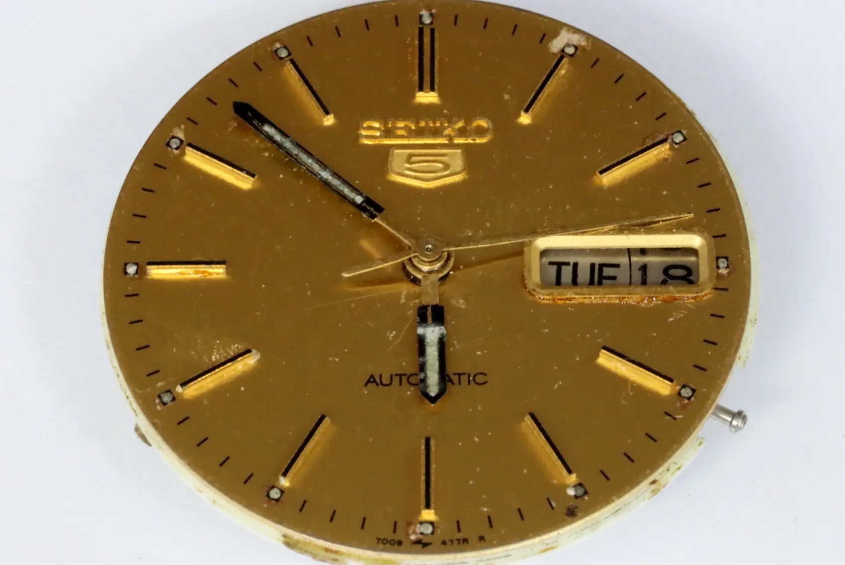 Seiko 7009A defective movement for spares restore