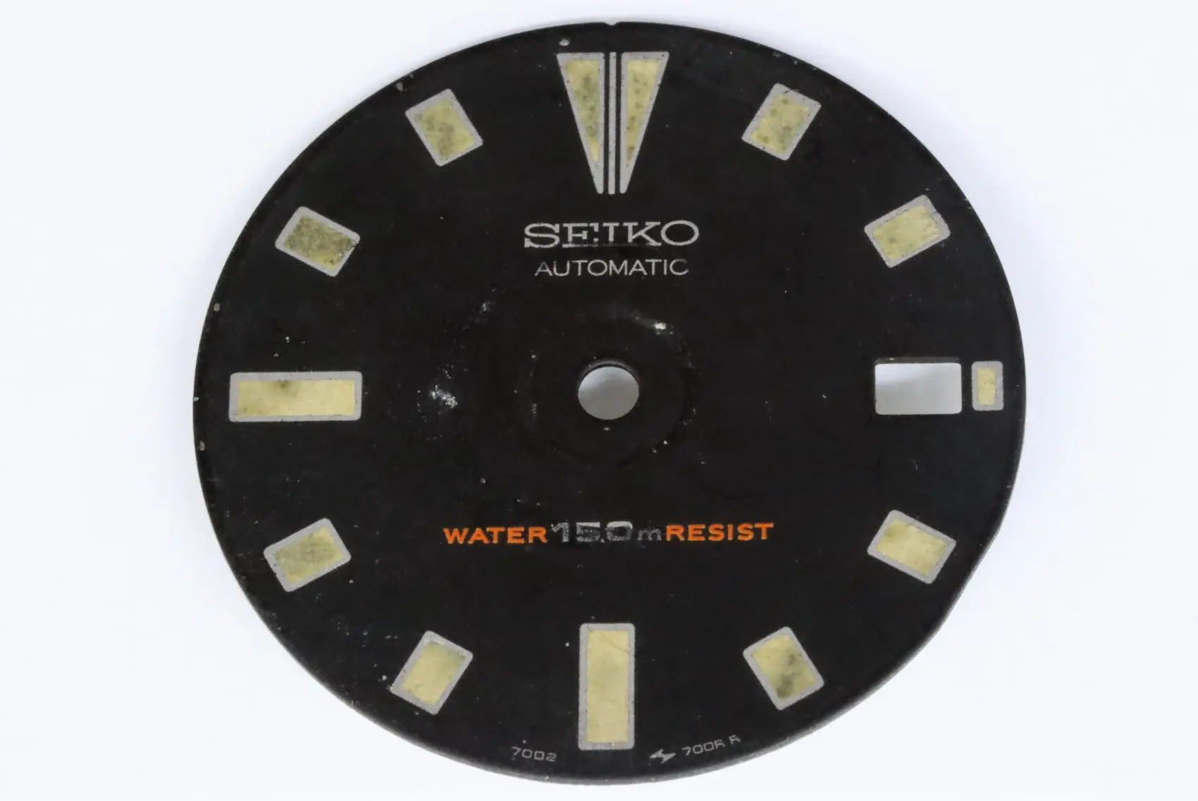 Seiko used and genuine 7002-700RR diver's dial as is