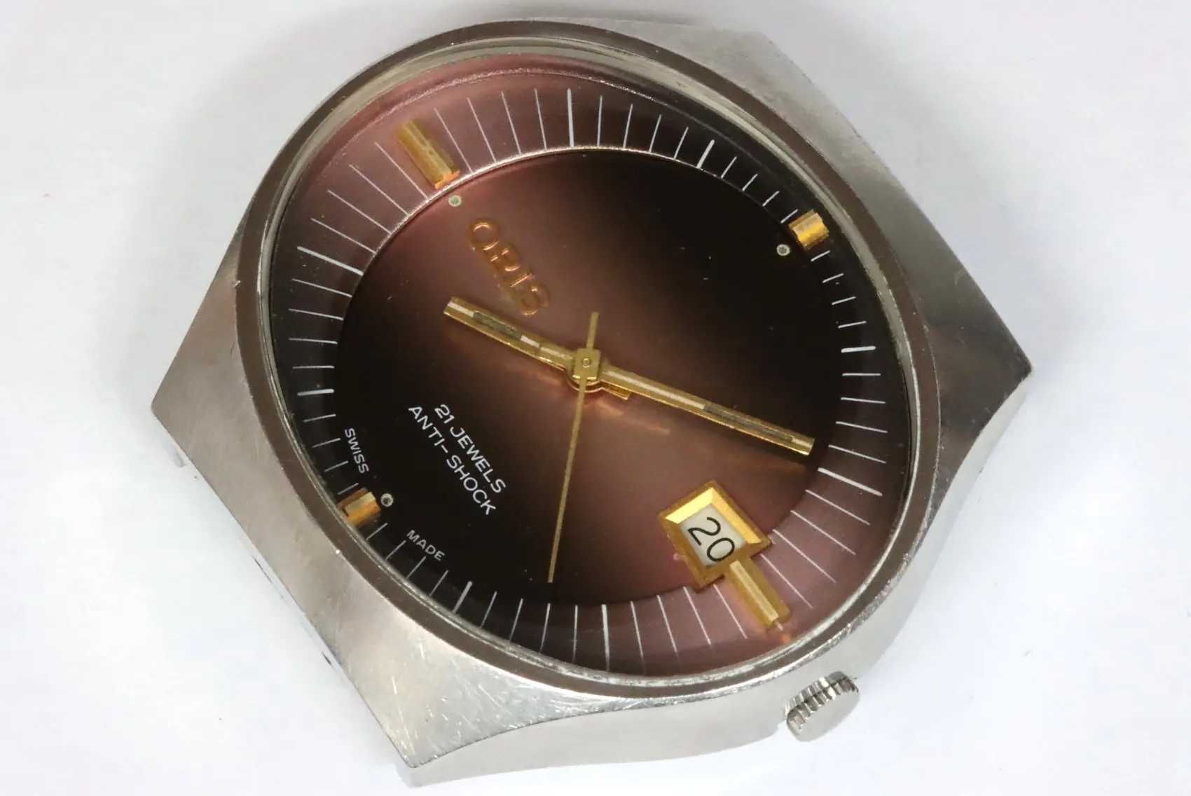 Oris 21 jewels 645 vintage (40.5mm) men's watch for restore