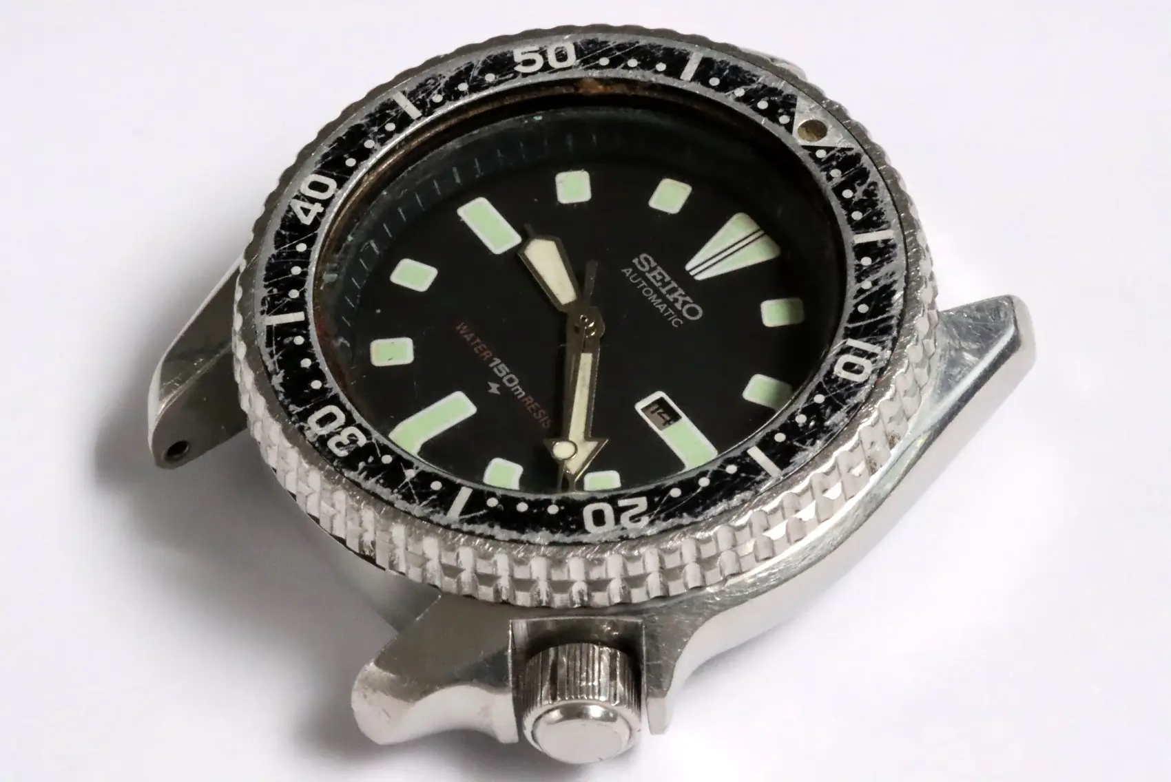 Seiko 4205 midsize divers with case back poor condition