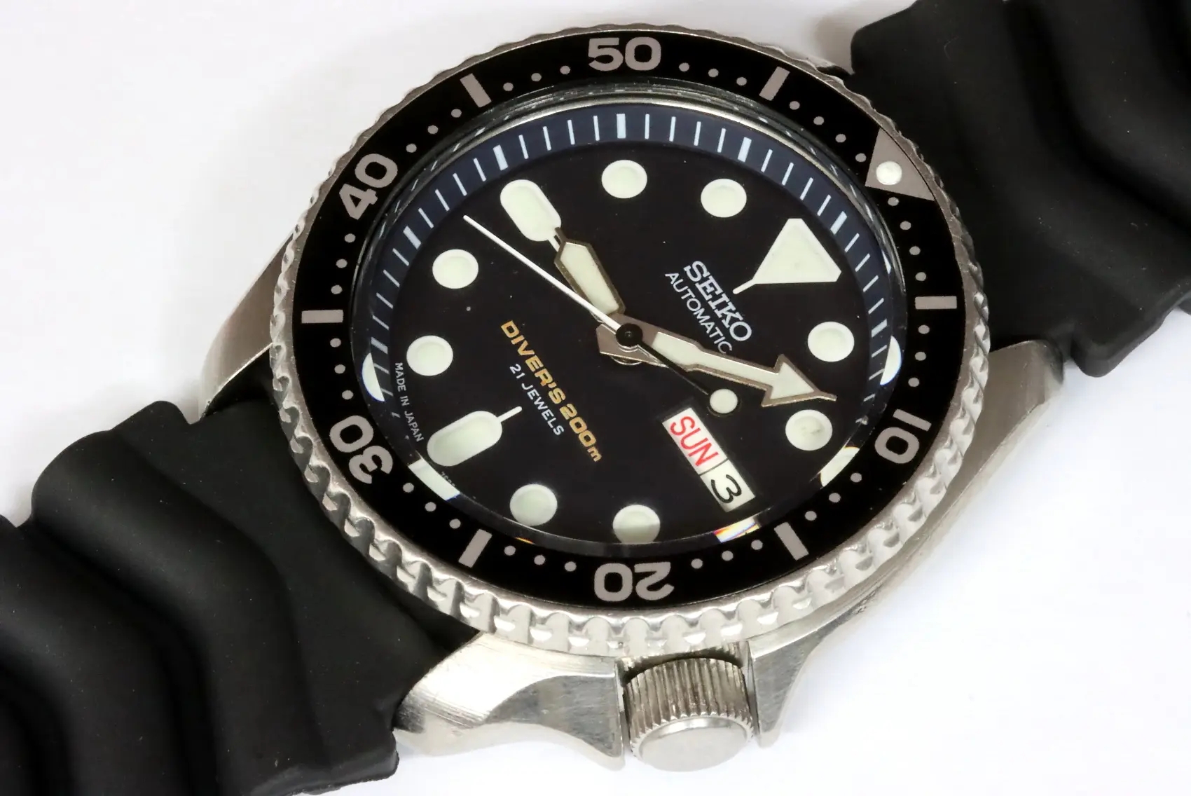Seiko 7S26-0020 SKX007 Japanese market diver's watch