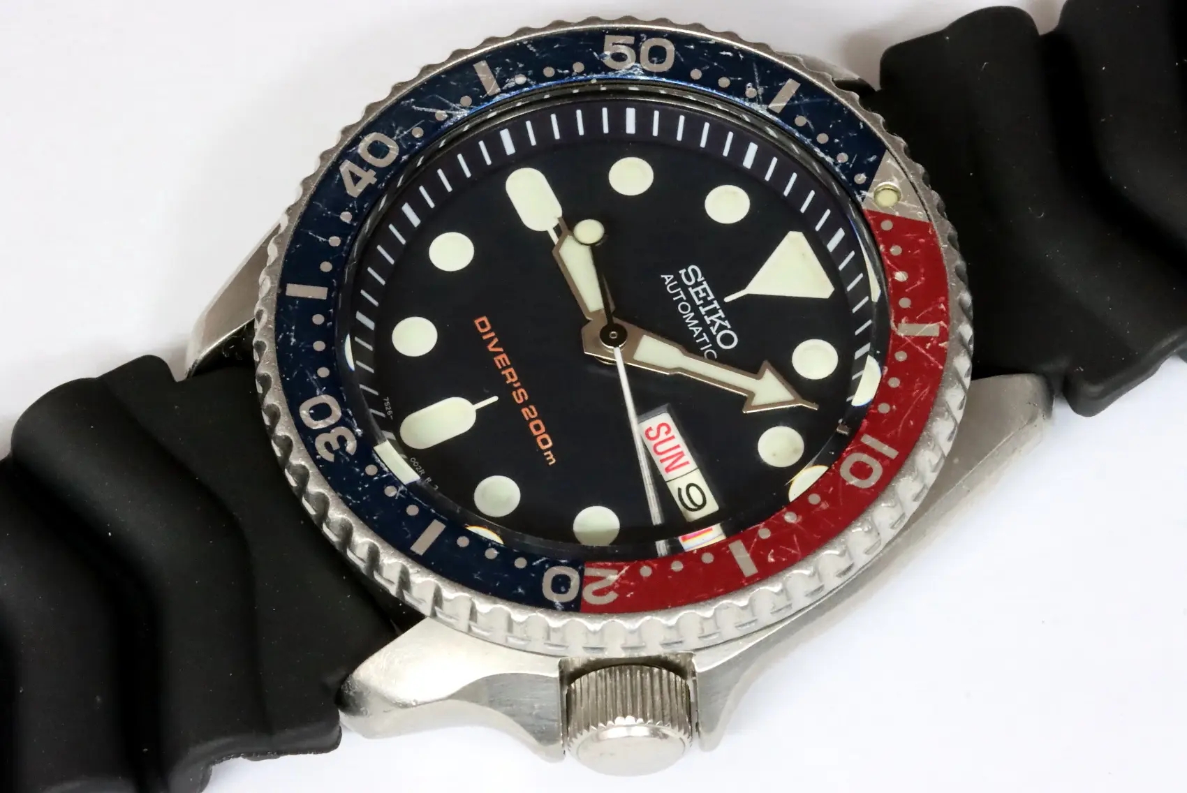 Seiko 7S26-0020 SKX007 automatic diver's watch