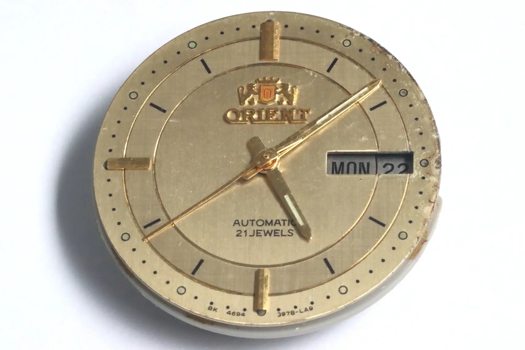 Orient 46943 movement found as is and untested