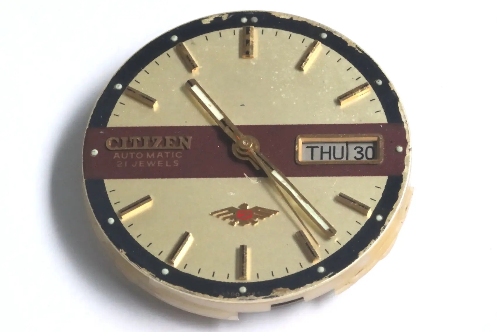 Citizen 8200A movement found as is, defective and untested