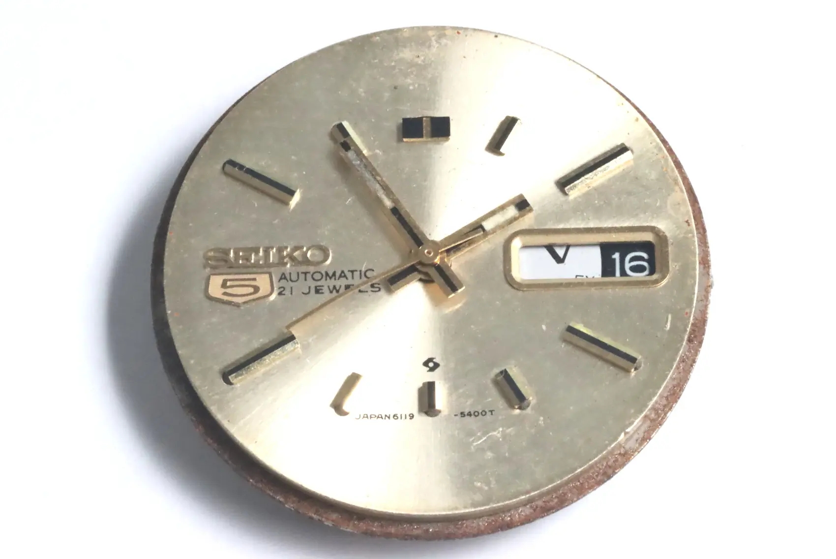 Seiko 6119C movement found as is and incomplete