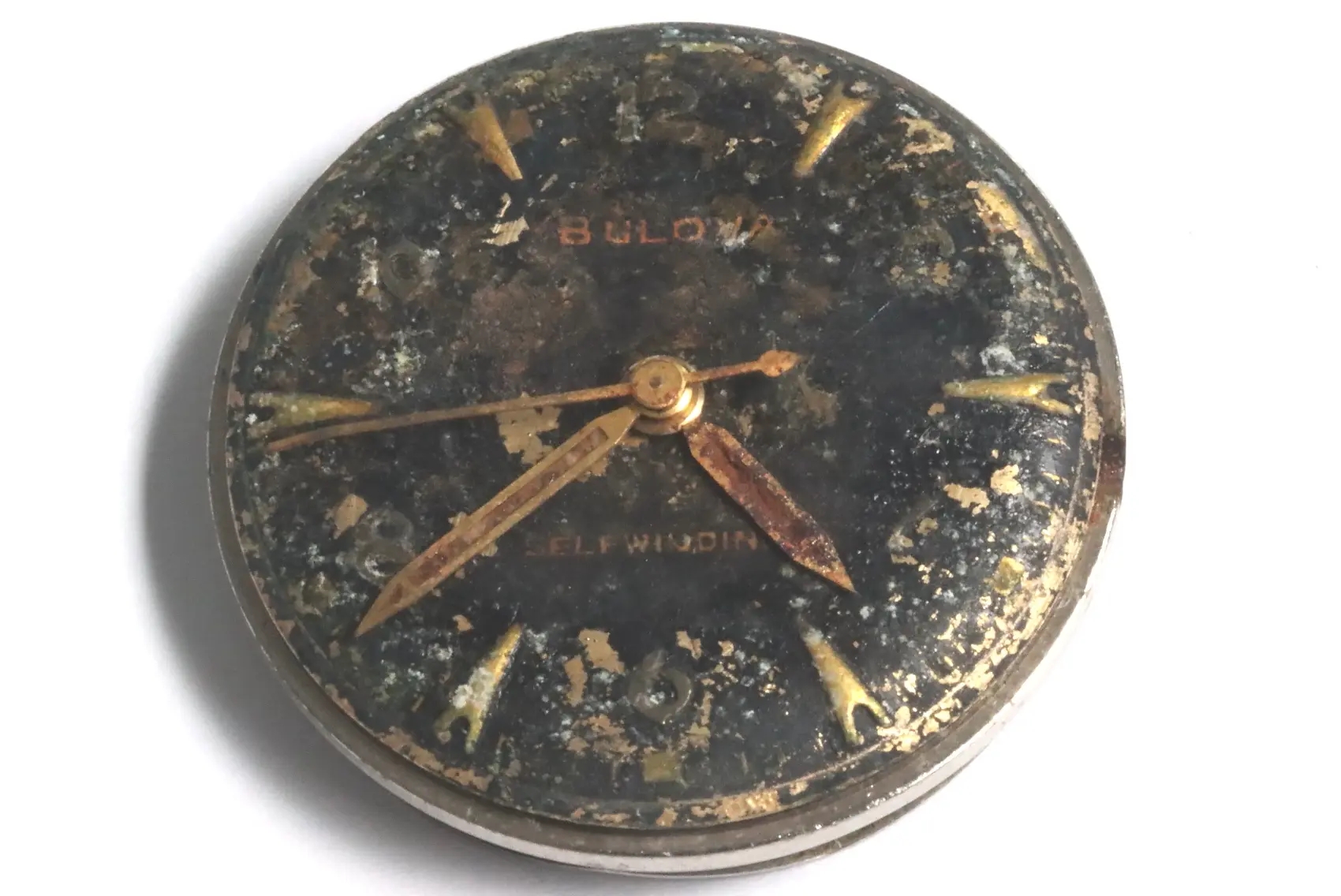 Bulova 10CSC defective movement for spares restore