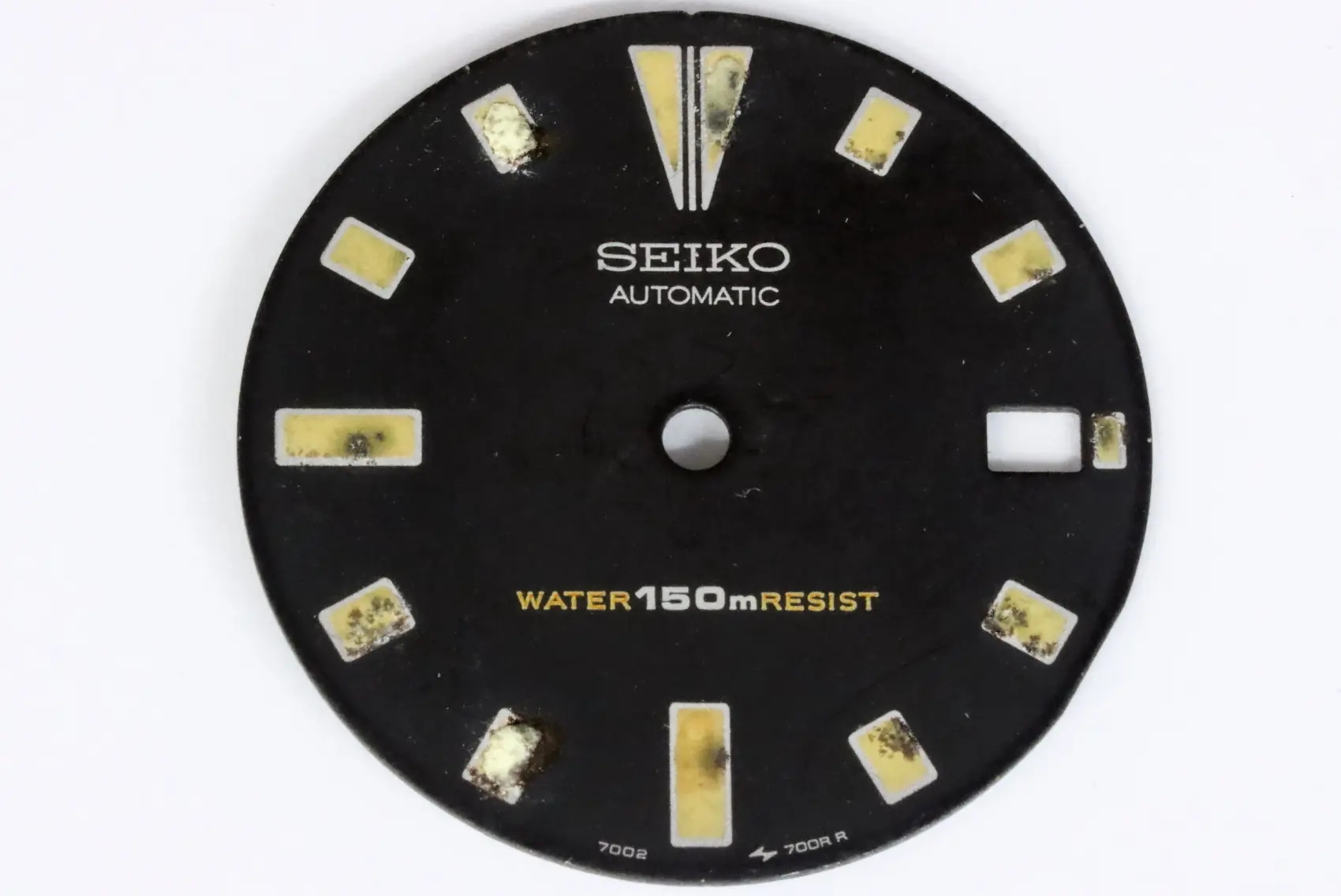 Seiko used and genuine 7002-700RR diver's dial as is