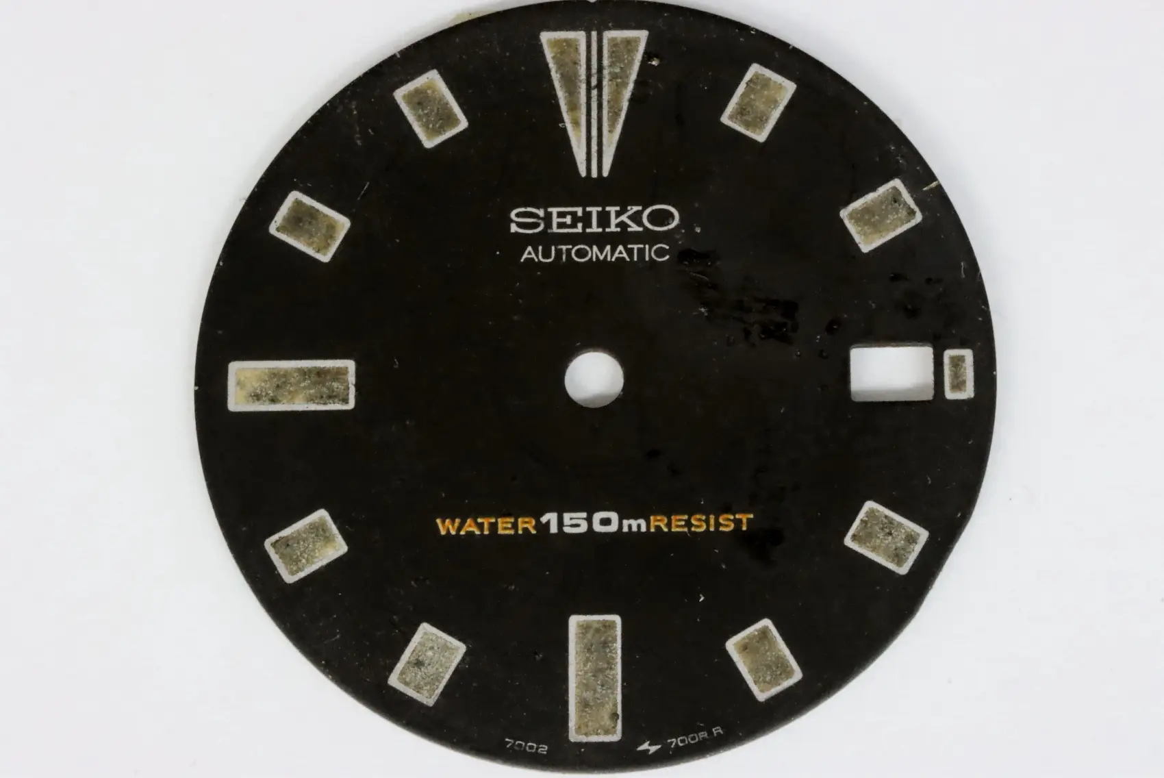Seiko used and genuine 7002-700RR diver's dial as is