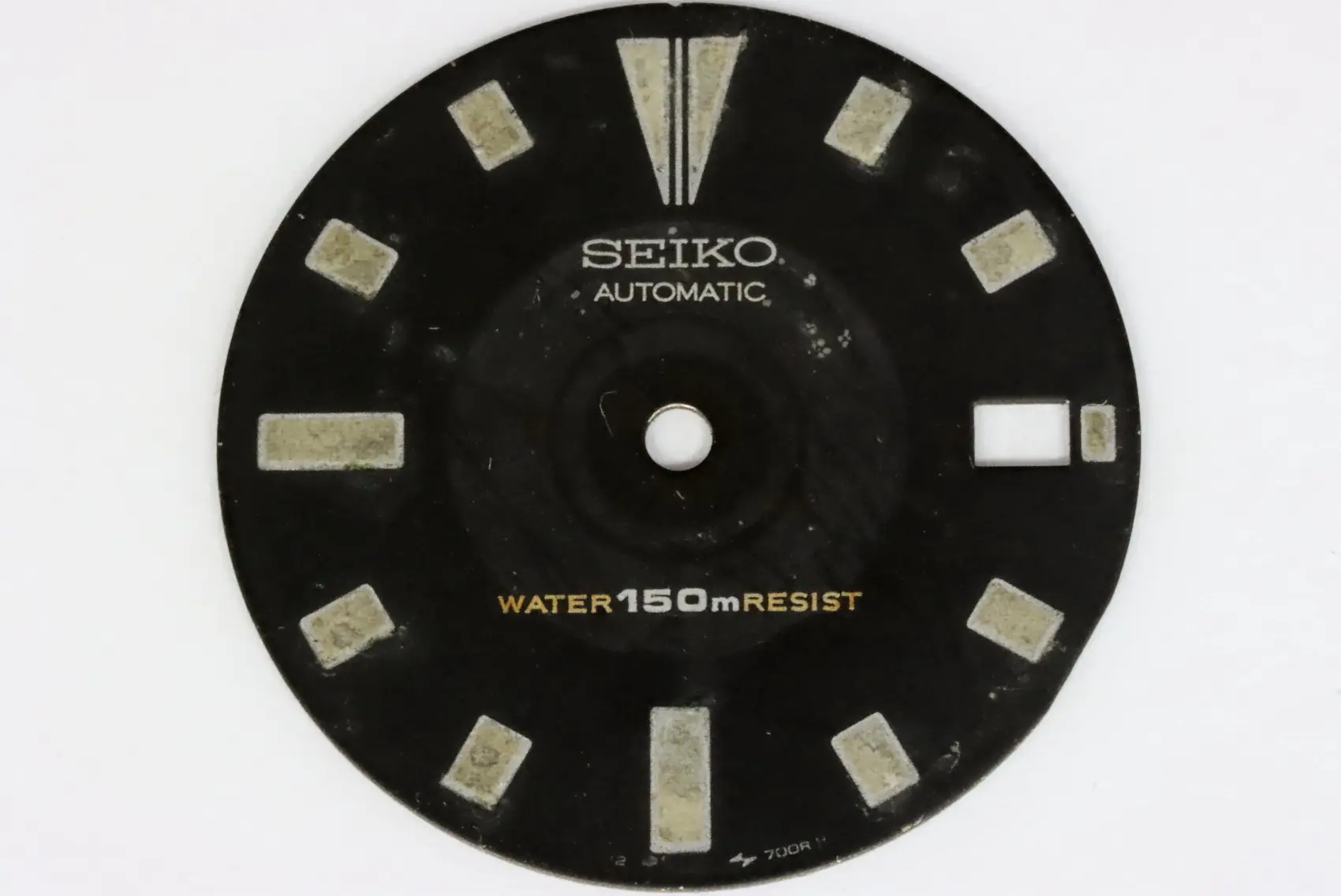 Seiko used and genuine 7002-700RR diver's dial as is