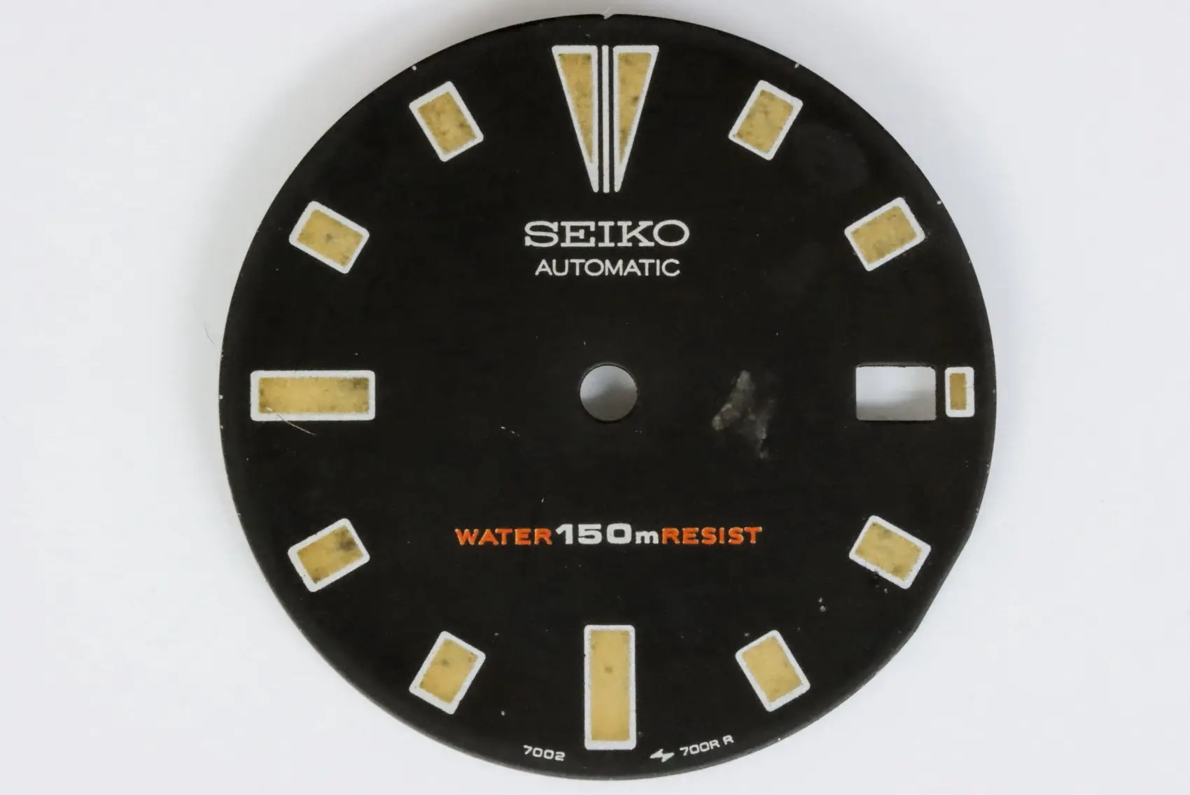 Seiko used and genuine 7002-700RR diver's dial as is