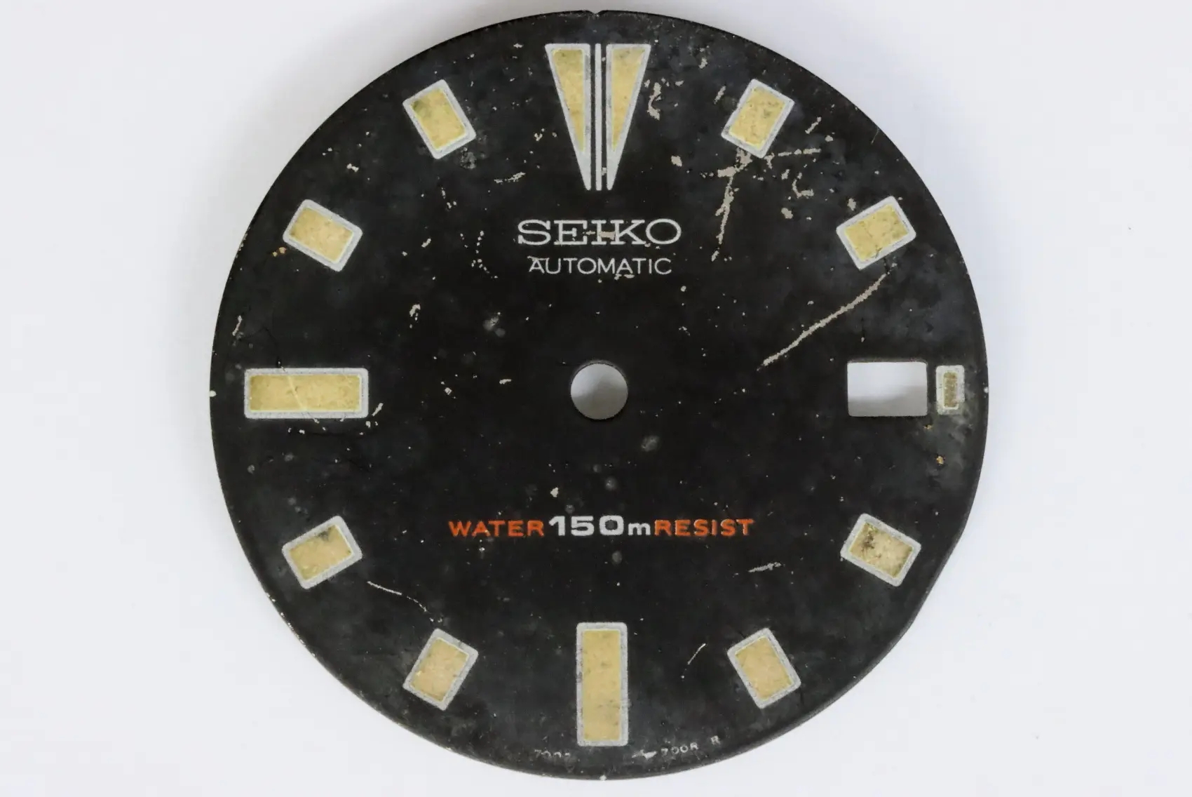 Seiko used and genuine 7002-700RR diver's dial as is