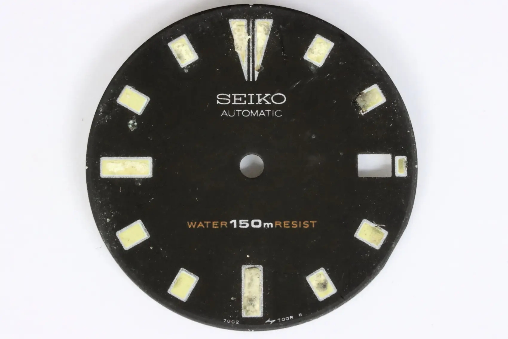 Seiko used and genuine 7002-700RR diver's dial as is