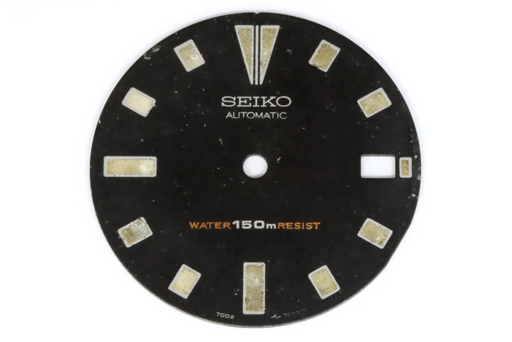 Seiko used and genuine 7002-700RR diver's dial as is