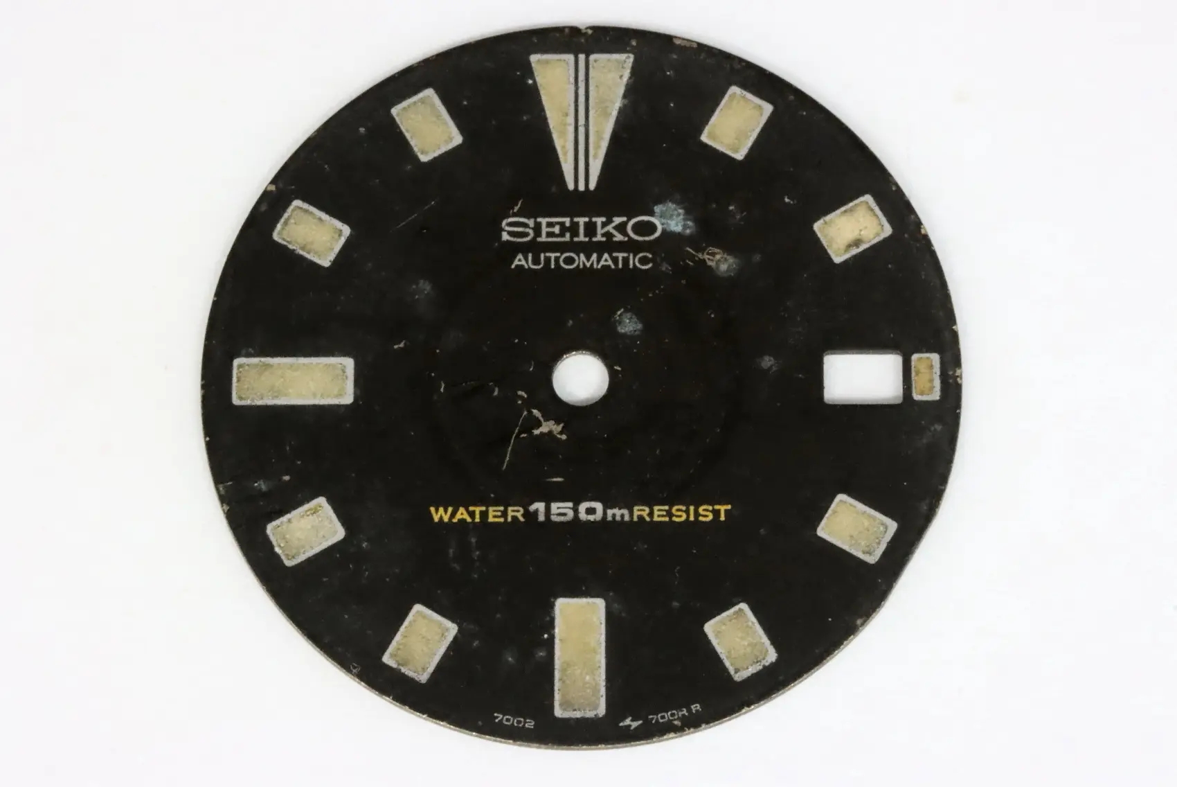 Seiko used and genuine 7002-700RR diver's dial as is