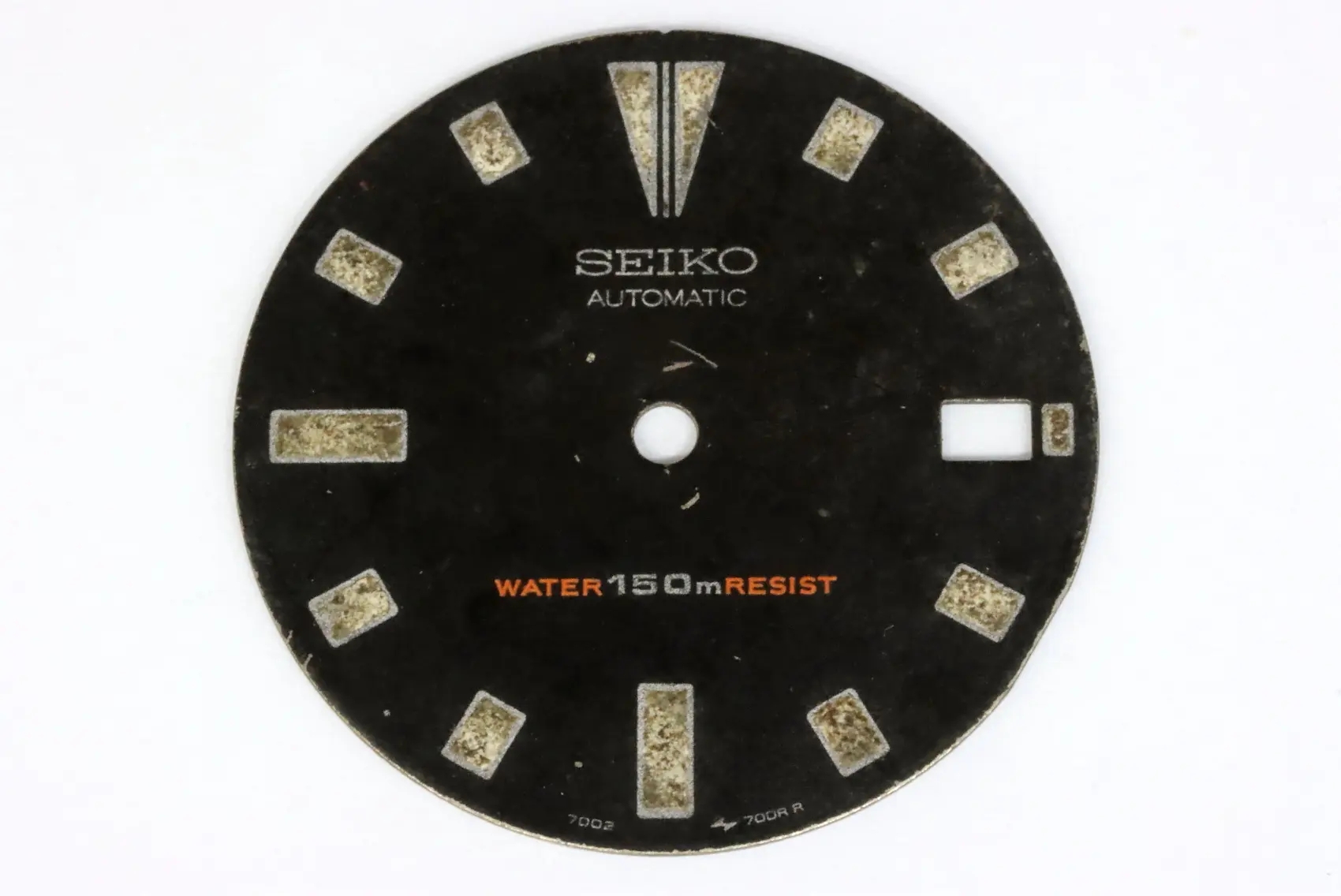 Seiko used and genuine 7002-700RR diver's dial as is