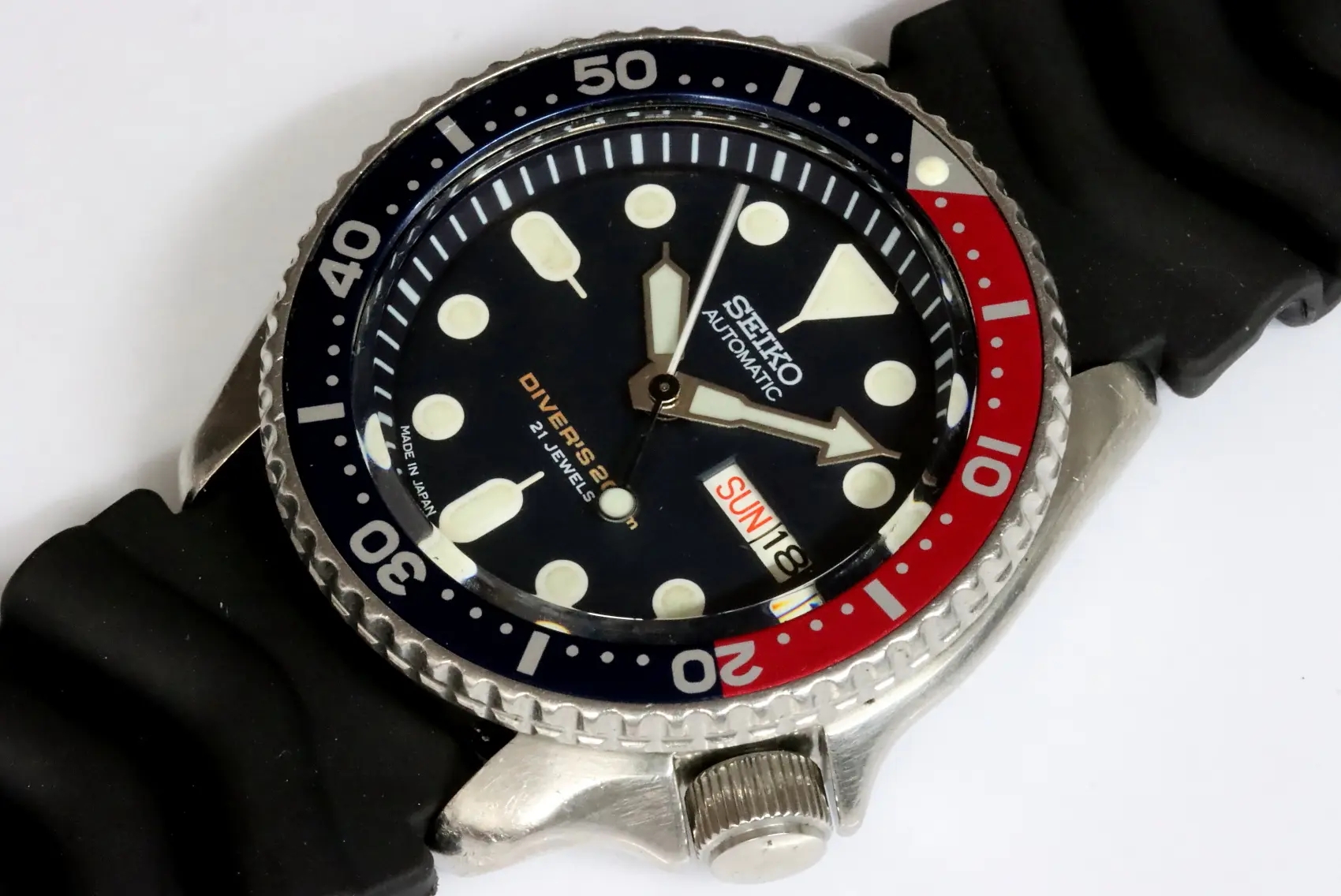 Seiko classic WP 7S26-0020 SKX009J Japan market scuba diver's watch