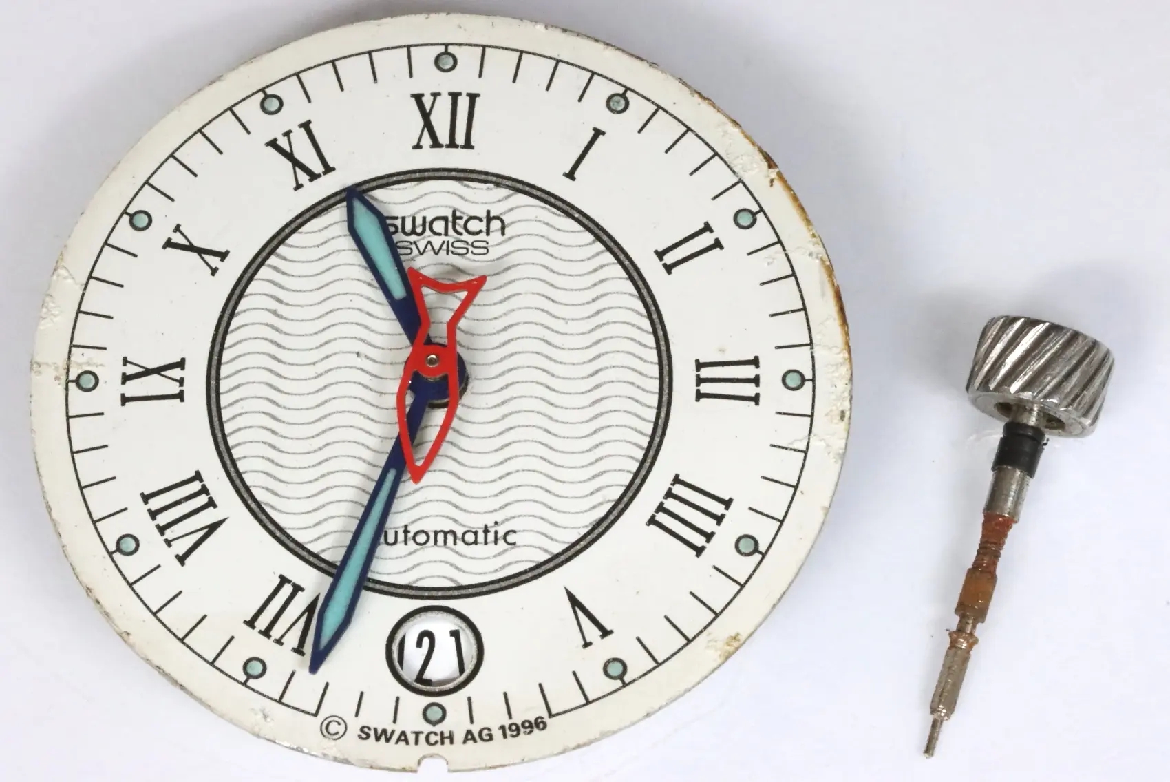 Swatch AG 1996 Irony automatic movement for spares restore